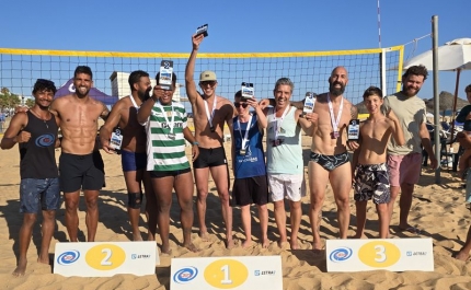 Rui Coimbra no Torneio de Futevólei Praia Fit Quarteira 2026 