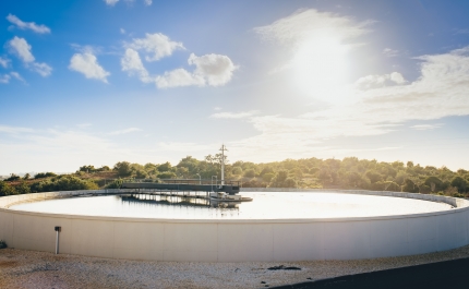 Empreitada de Central de secagem solar de lamas da ETAR de Vila Real de Santo António