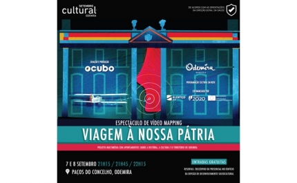 Setembro Cultural  | ESPETÁCULO DE VÍDEO MAPPING «VIAGEM À NOSSA PÁTRIA»