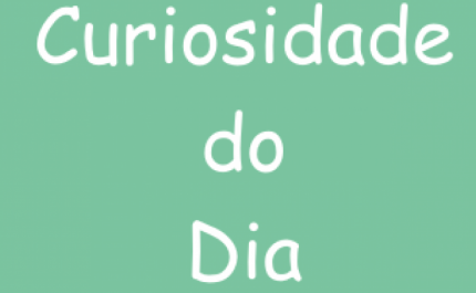 CURIOSIDADE DO DIA