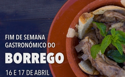 Fim-de-Semana Gastronómico do  Borrego acontece em abril 