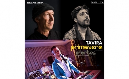 Tavira Primavera D Artes com concertos online de Zé Francisco, João Frade e Pianoman Band