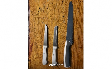 PSP detém um homem por posse de armas brancas