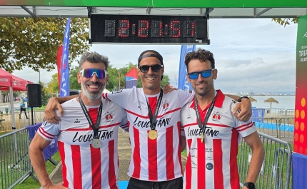 LOULETANO É TERCEIRO POR EQUIPAS NO CAMPEONATO NACIONAL DE AQUATLO