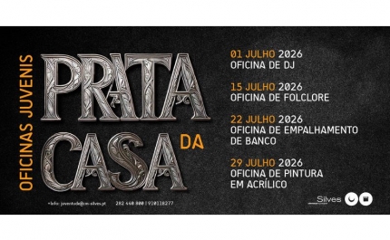MUNICÍPIO DE SILVES PROMOVE OFICINAS CRIATIVAS GRATUITAS PARA JOVENS DURANTE O  MÊS DE JULHO