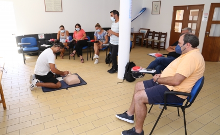 Vila do Bispo formou 24 operacionais em Suporte Básico de Vida e Desfibrilhação Automática Externa 