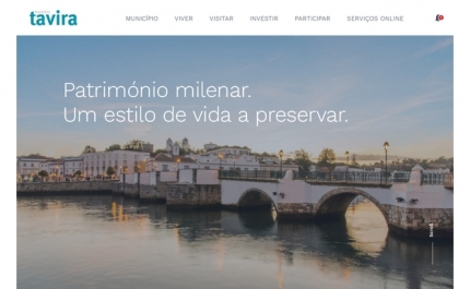 Tavira com novo site: mais apelativo e fácil de navegar