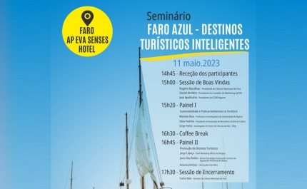 Câmara Municipal de Faro organiza seminário ibérico «Faro Azul, Destinos Turísticos Inteligentes»