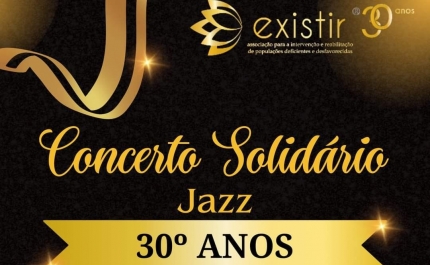 Concerto Solidário de Jazz a Reverter para a EXISTIR