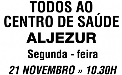 CONCENTRAÇÃO NO CENTRO DE SAÚDE DE ALJEZUR