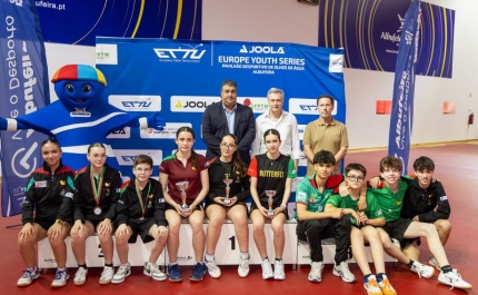 ATLETAS NACIONAIS EM DESTAQUE EM TORNEIO EUROPEU DE TÉNIS DE MESA DE ALBUFEIRA