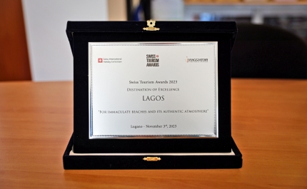 Lagos distinguido no Swiss Tourism Awards 2023