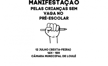  Manifestação pela Falta de Vagas no Pré-Escolar em Loulé