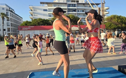 Zumba Sunset em dose dupla com Bela Pereira e Andreia Couto no Largo da Gaivota 