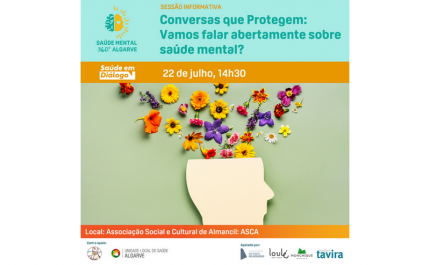 Saúde Mental 360º Algarve 2.0 promove sessão sobre Saúde Mental em Almancil
