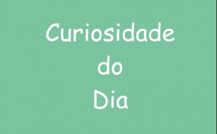 CURIOSIDADE DO DIA