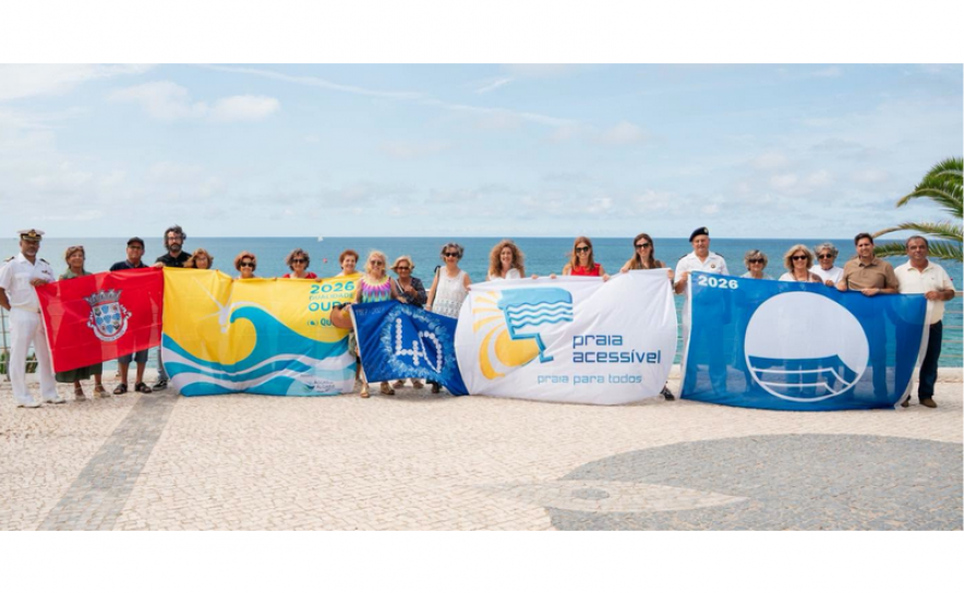 PRAIAS DO CONCELHO DE SILVES VOLTAM A SER DISTINGUIDAS COM BANDEIRA AZUL, PRAIA ACESSÍVEL E QUALIDADE DE OURO