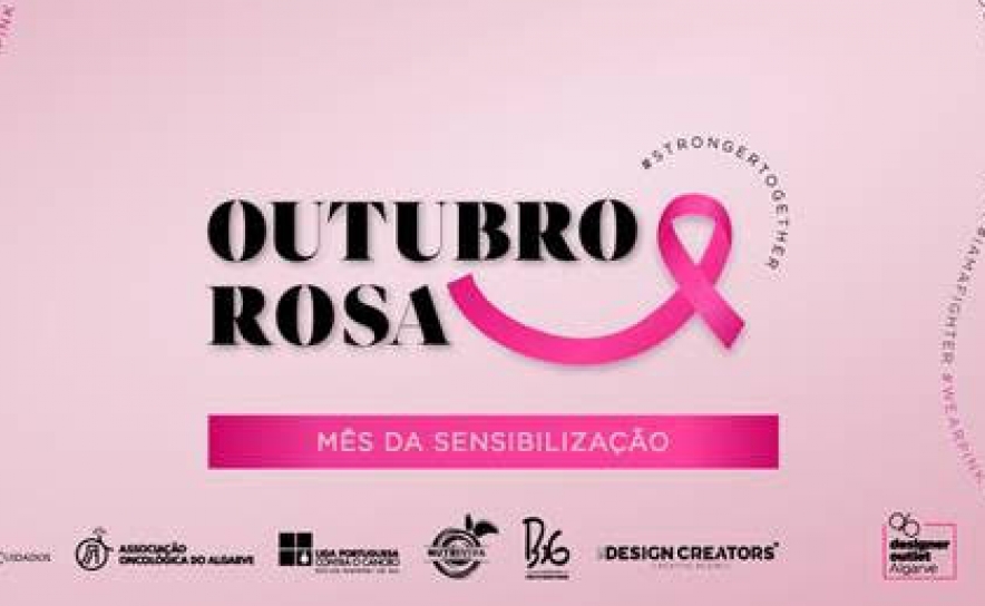 Rosa é a cor do Designer Outlet Algarve em Outubro, em sensibilização ao cancro da mama.