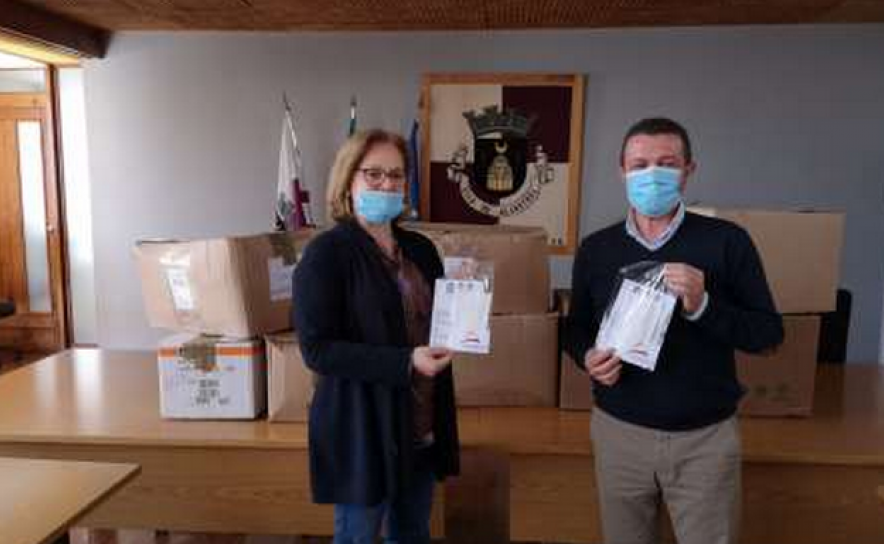 Almina doou 9000 máscaras e distribuição vai ser feita pela Câmara Municipal de Aljustrel e juntas de freguesia à população do concelho