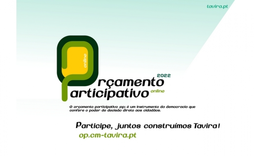 Orçamento Participativo: juntos construímos Tavira!