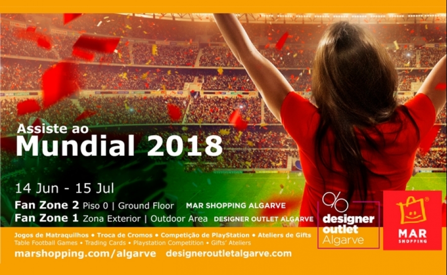 Ver o Mundial de Futebol é no MAR Shopping Algarve e Designer Outlet Algarve