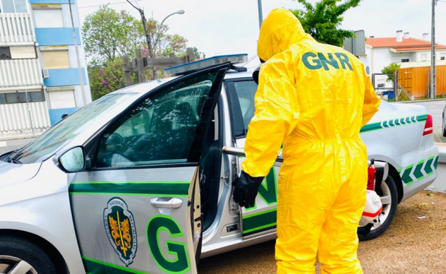 COVID-19: GNR descontaminou cerca de 3000 ambulâncias e mais de 100 instalações