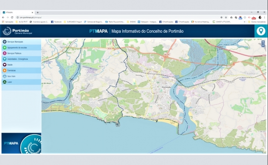 Site do Município de Portimão disponibiliza info mapa com informação personalizada