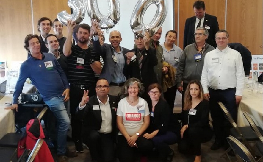BNI Intervalor, de Faro - Foto de grupo no aniversário da reunião número 300, que aconteceu no dia 5 de Novembro de 2019;