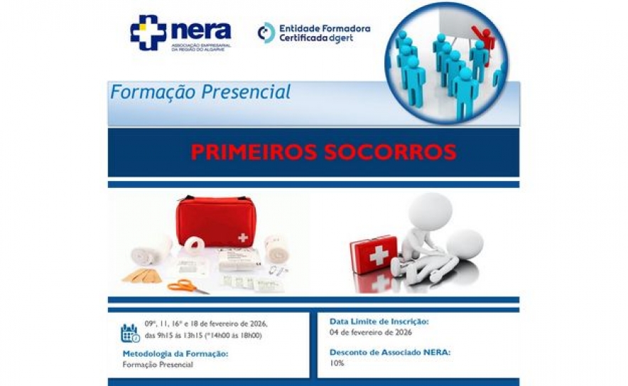 Formação Presencial: Primeiros Socorros