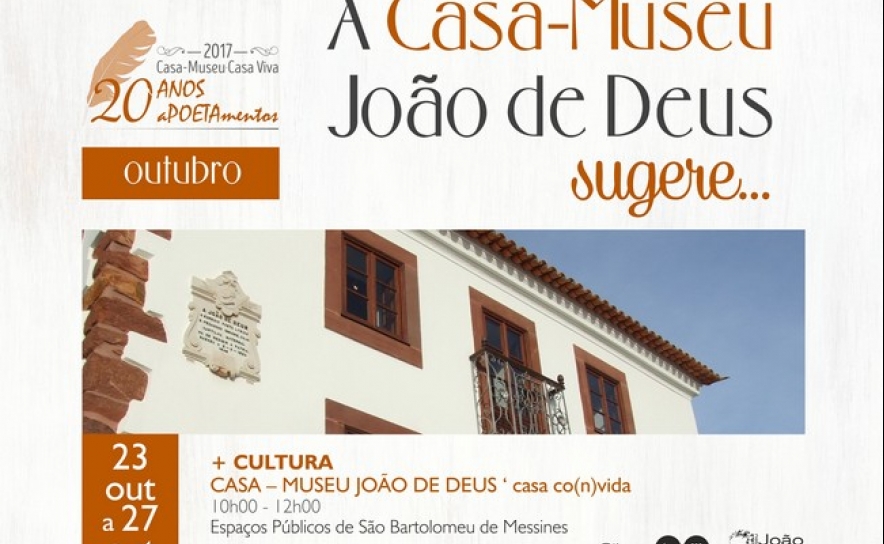 CASA-MUSEU JOÃO DE DEUS ASSINALA XX ANIVERSÁRIO COM CONCERTO DE VÍTOR BACALHAU