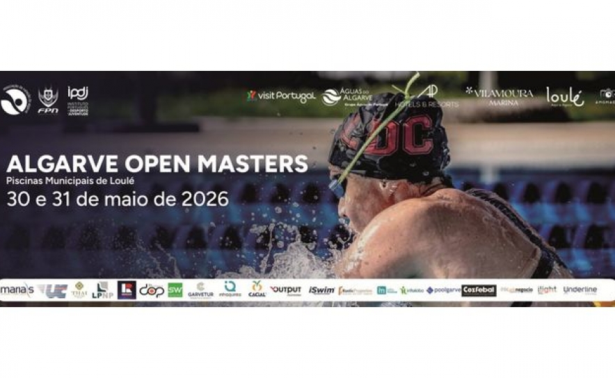 Loulé recebe o Algarve Open Masters nos dias 30 e 31 de maio