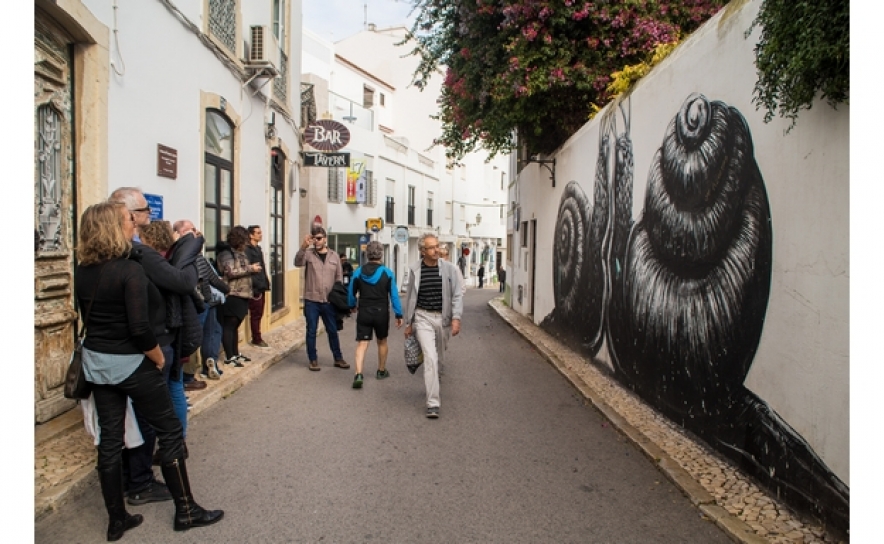 Street Art Lab em Lagos, no âmbito do 365 Algarve 