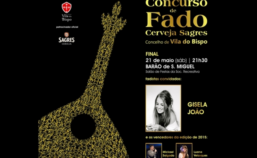 Gisela João na final do Concurso de Fado Cerveja Sagres Concelho de Vila do Bispo