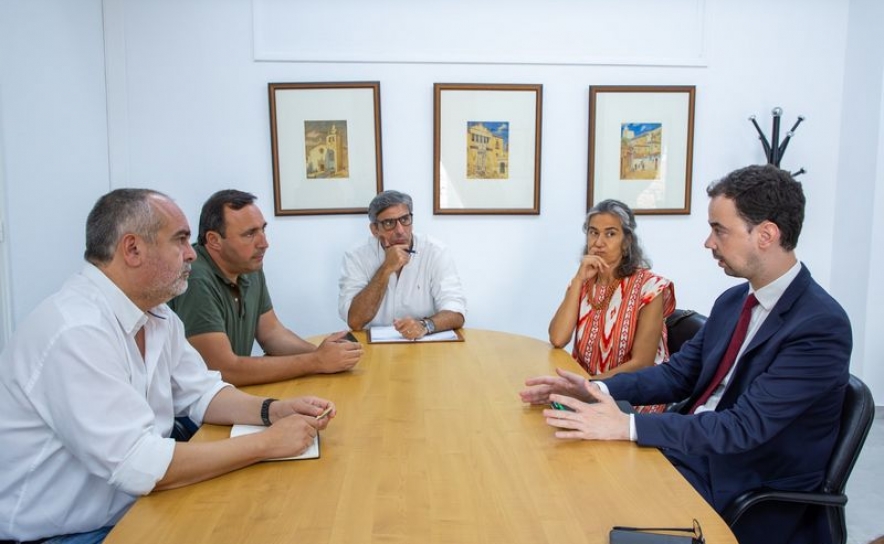 SAÚDE | Presidente da Câmara Municipal de Moura recebeu novo Presidente do Conselho de Administração da ULSBA 