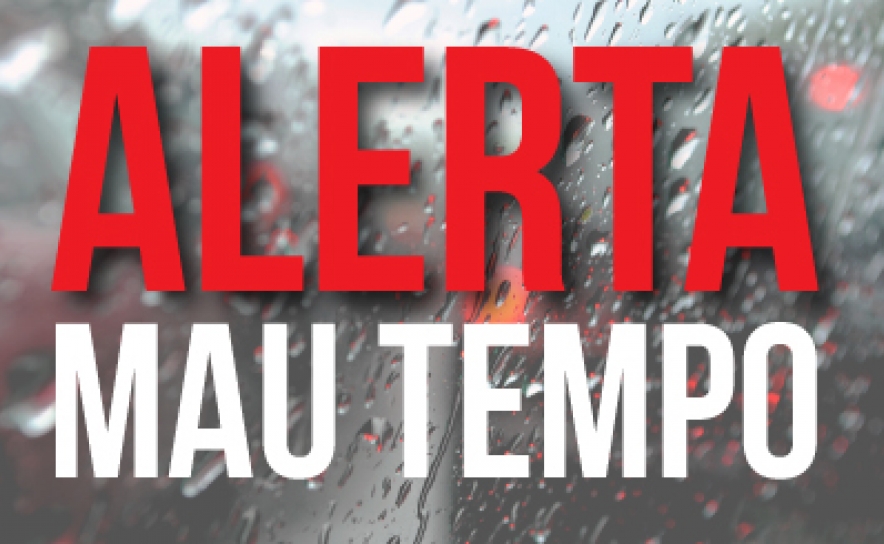 Seis distritos sob aviso laranja por causa de previsão de chuva forte