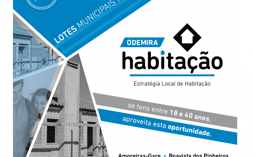 MUNICÍPIO DE ODEMIRA ABRE 2.º FASE DE CONCURSO PARA 25 LOTES DE HABITAÇÃO PARA JOVENS   