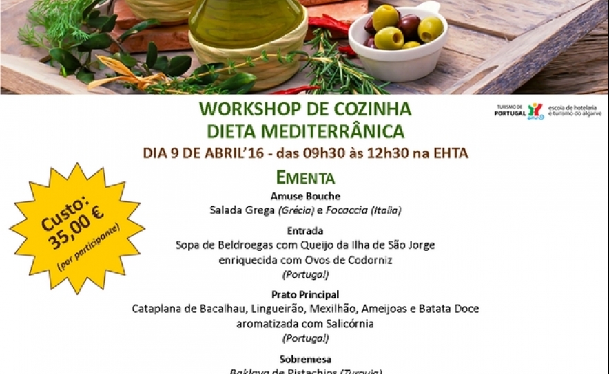 EHTA | Workshop de Cozinha Dieta Mediterrânica