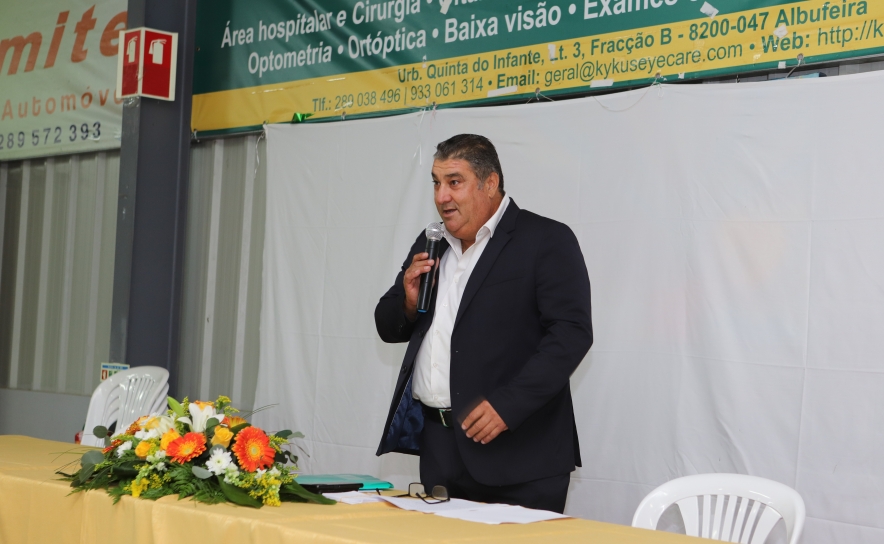 Jorge Carmo dirigindo-se aos presentes