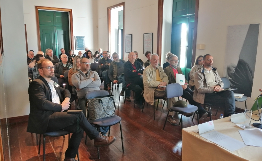 Público na 1ª sessão das IX Jornadas de História do Baixo Guadiana.