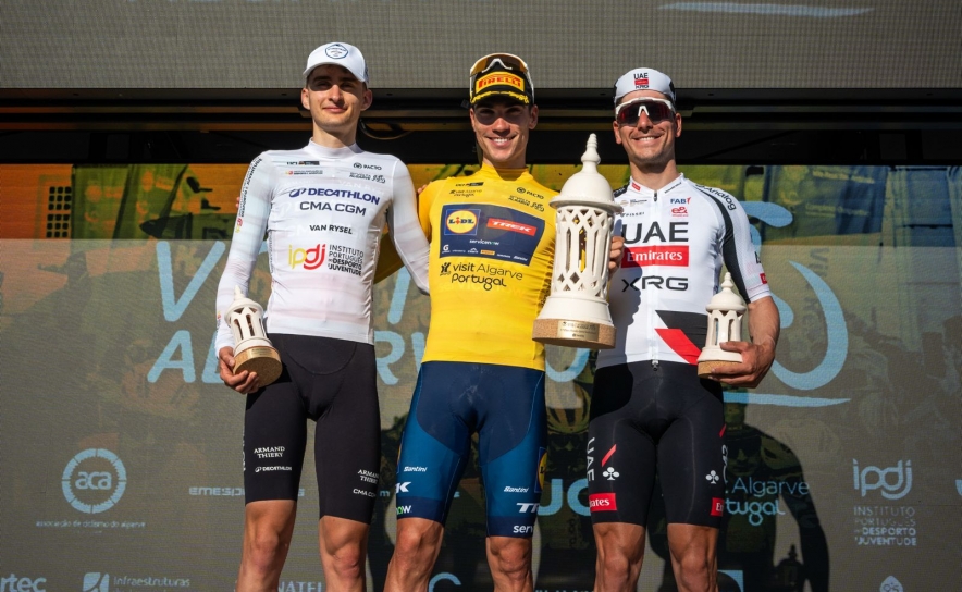 Pódio final da 52ª Volta ao Algarve Pódio final da 52ª Volta ao Algarve