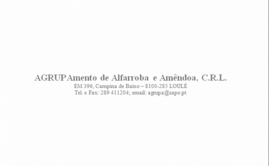AGRUPAmento de Alfarroba e Amêndoa, C.R.L.