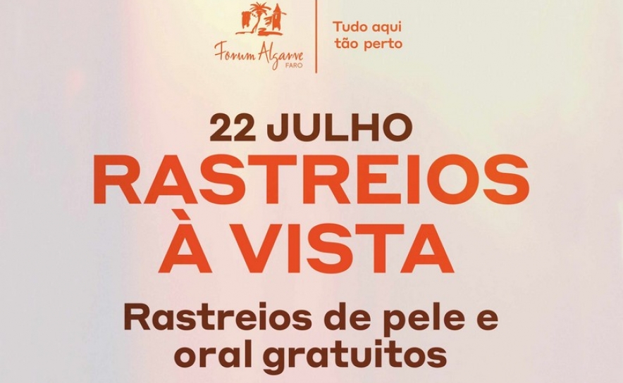 FORUM ALGARVE PROMOVE RASTREIOS GRATUITOS A PENSAR NO VERÃO