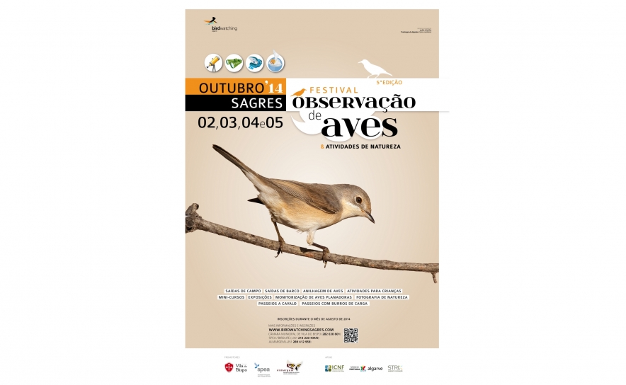 V Festival de Observação de Aves de Sagres:  inscrições abertas desde o dia 18 de agosto