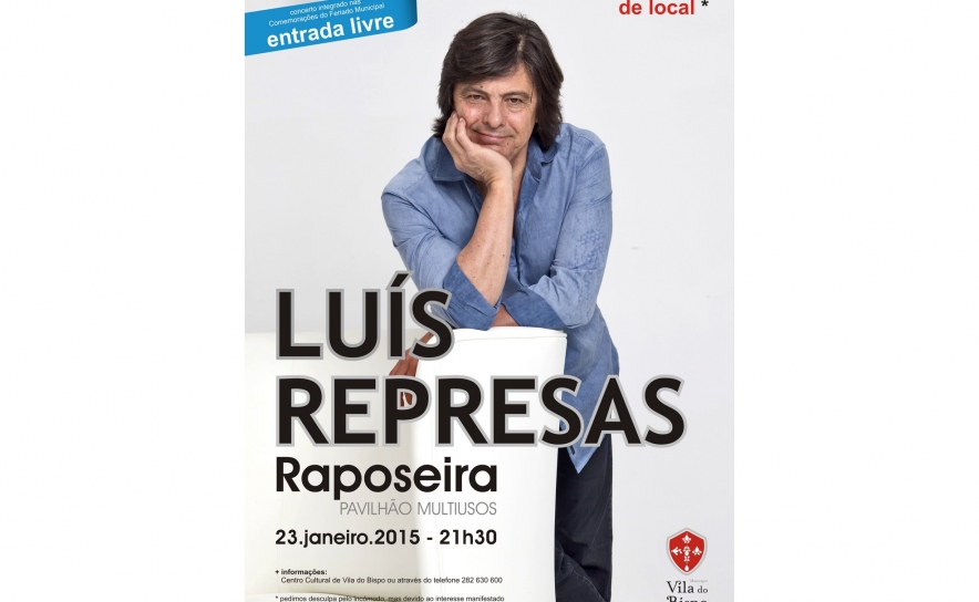 Concerto de Luís Represas no Pavilhão Multiusos da Raposeira 