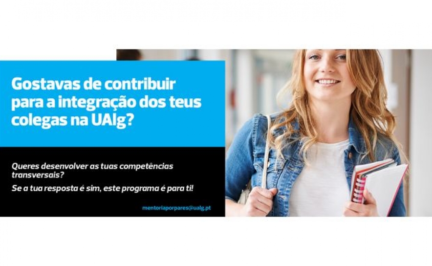 UAlg abre recrutamento de Mentores para a 6.ª edição do Programa de Mentoria por Pares