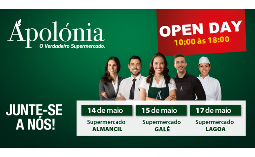 Supermercados Apolónia realizam em maio nova campanha de recrutamento com 60 vagas disponíveis