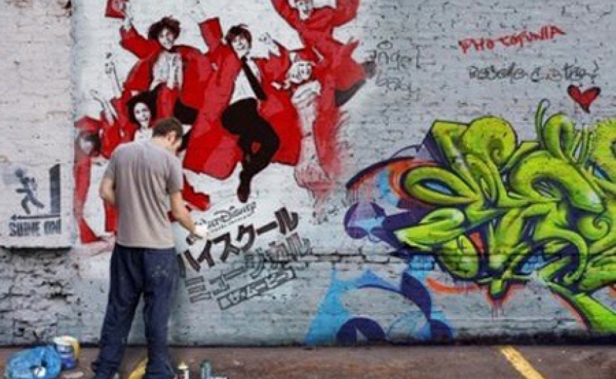 Lei incapaz de combater a realização ilegal de graffiti em espaços públicos 