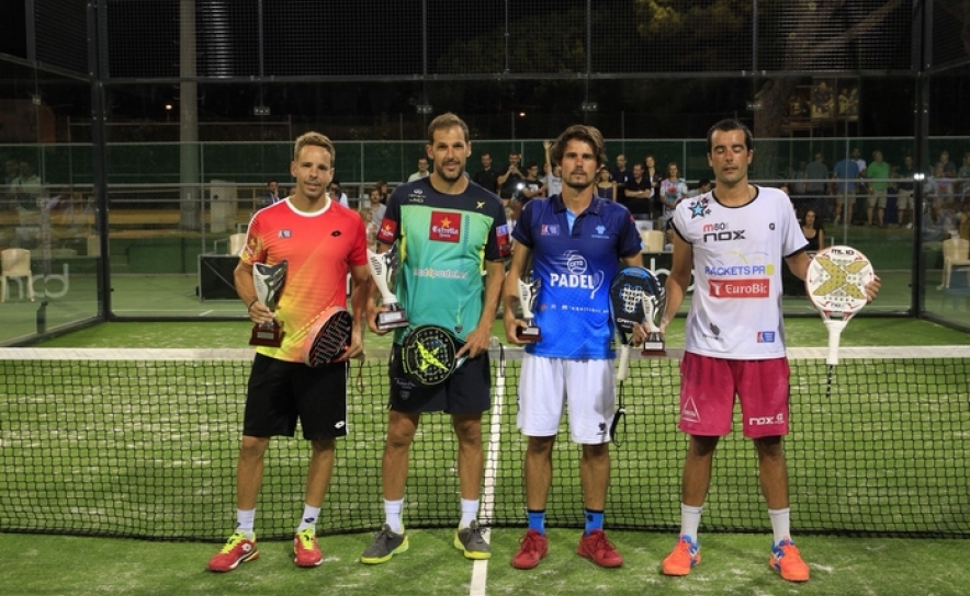 Aday Santana, Juan Martín Díaz, Miguel Oliveira e Vasco Pascoal na final de 2018, fotografia de Marcelo Lopes