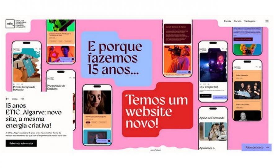ETIC_Algarve celebra 15 anos com lançamento do novo site