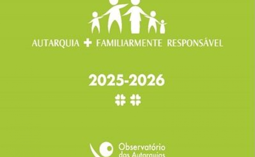 Tavira distinguida com o selo «Autarquia + Familiarmente Responsável»